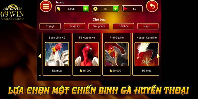 Tựa game đá gà với các trận đấu kinh điển